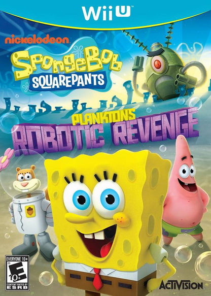 J2Games.com | Spongebob Squarepants Plankton's Robotic Revenge (Nintendo WiiU) (Pre-Played - CIB - Good).