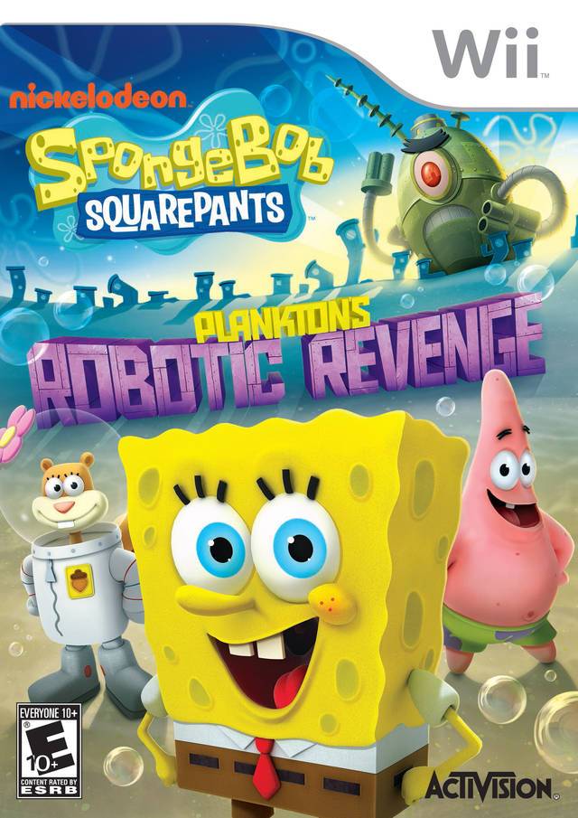 J2Games.com | Spongebob Squarepants Plankton's Robotic Revenge (Nintendo Wii) (Pre-Played - Game Only).