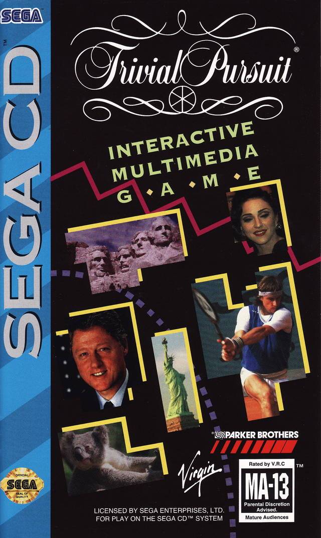 J2Games.com | Trivial Pursuit (Sega CD) (Pre-Played - Game Only).