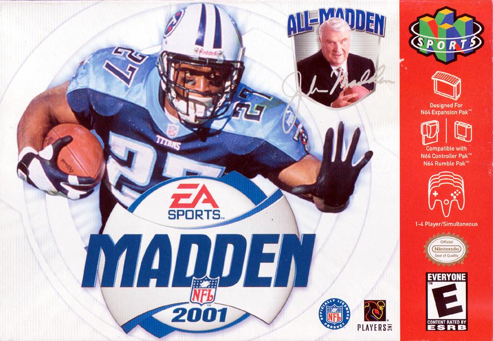 J2Games.com | Madden 2001 (Nintendo 64) (Pre-Played - Game Only).
