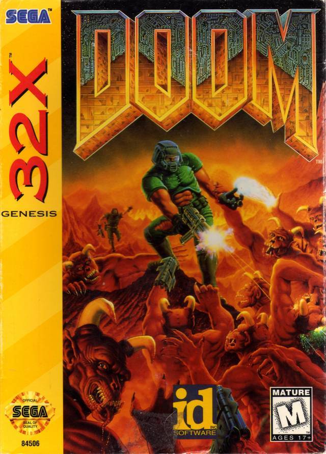 J2Games.com | Doom 32X (Sega Genesis) (Pre-Played - Game Only).