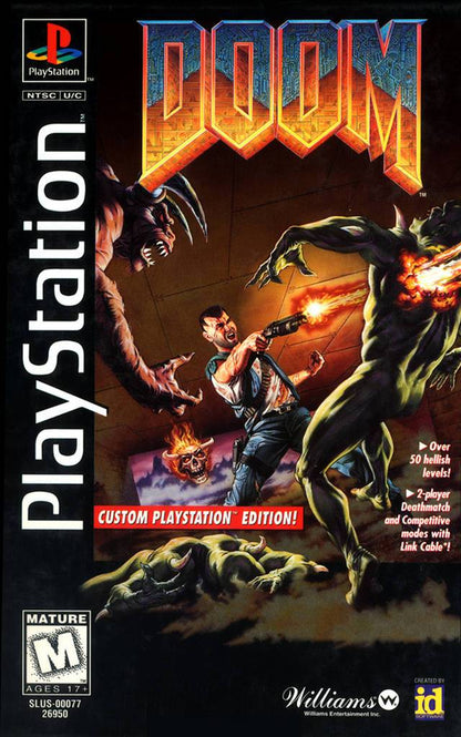 J2Games.com | Doom [Long Box] (Playstation) (Pre-Played - CIB - Good).