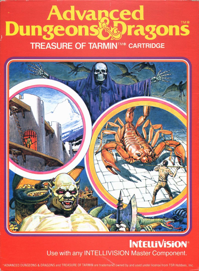 J2Games.com | Advanced Dungeons & Dragons: Treasure of Tarmin (Intellivision) (Pre-Played - Game Only).
