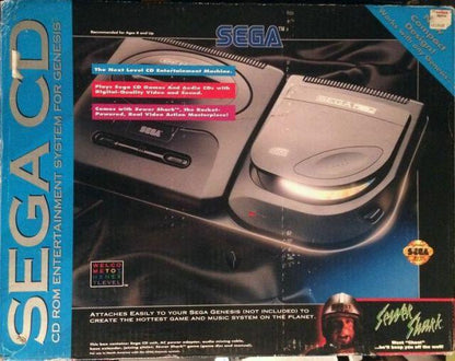 Sega CD Game Console with Sega Genesis Model 2 (Sega CD)