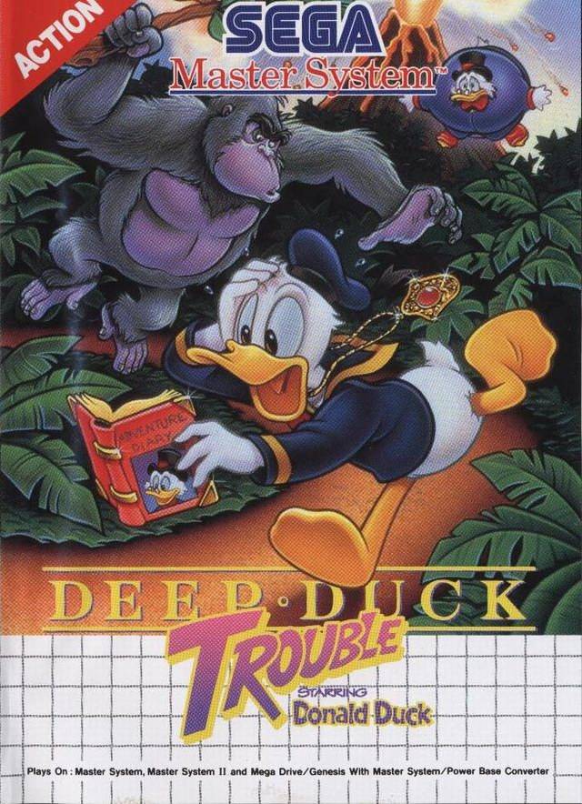 Deep Duck Trouble protagonizada por el Pato Donald (Sega Master System)