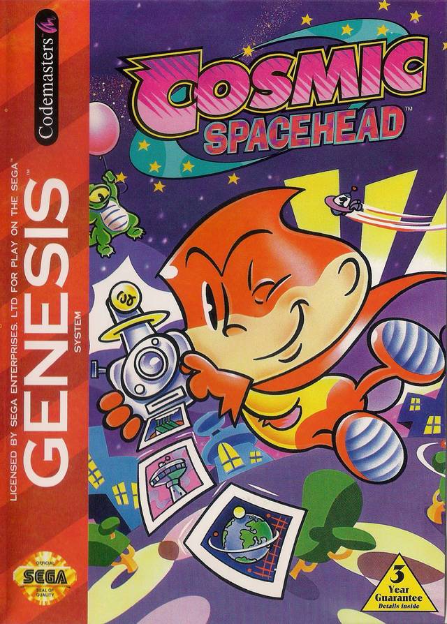 J2Games.com | Cosmic Spacehead (Sega Genesis) (Pre-Played - Game Only).