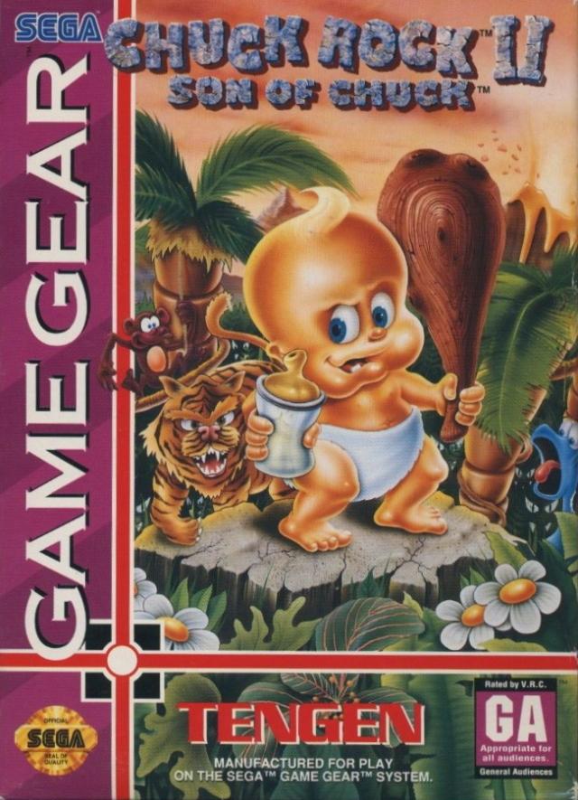 J2Games.com | Chuck Rock II Son of Chuck (Sega Game Gear) (Pre-Played).