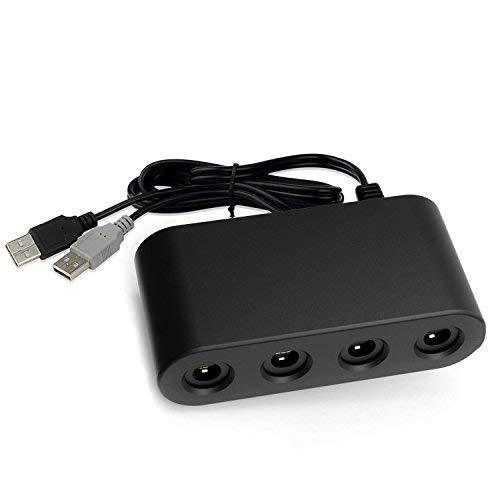 J2Games.com | Nintendo OEM Gamecube Controller Adapter WUP-028 (Nintendo Switch) (WiiU) (Pre-Played).