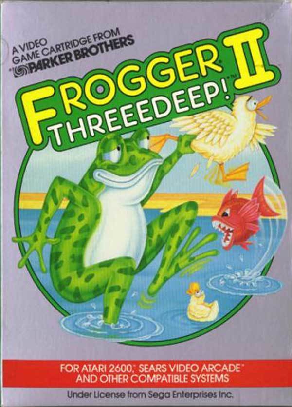 Frogger II ¡Tres profundidades! (Atari 2600)