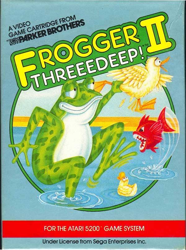 Frogger II: Tres profundidades (Atari 5200)