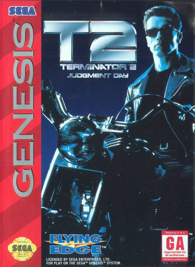 J2Games.com | Terminator 2 Judgement Day (Sega Genesis) (Pre-Played - CIB - Good).