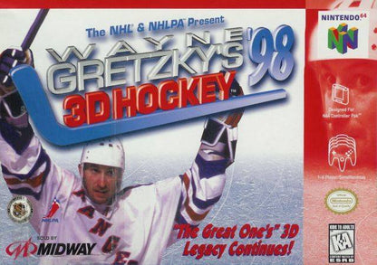 J2Games.com | Wayne Gretzky's 3D Hockey 98 (Nintendo 64) (Pre-Played - Game Only).