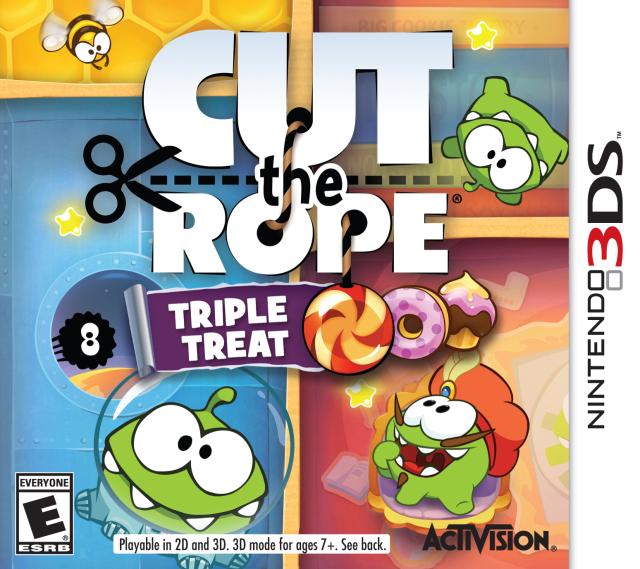J2Games.com | Cut The Rope: Triple Treat (Nintendo 3DS) (Brand New).
