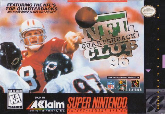 J2Games.com | NFL Quarterback Club 96 (Super Nintendo) (Pre-Played - Game Only).