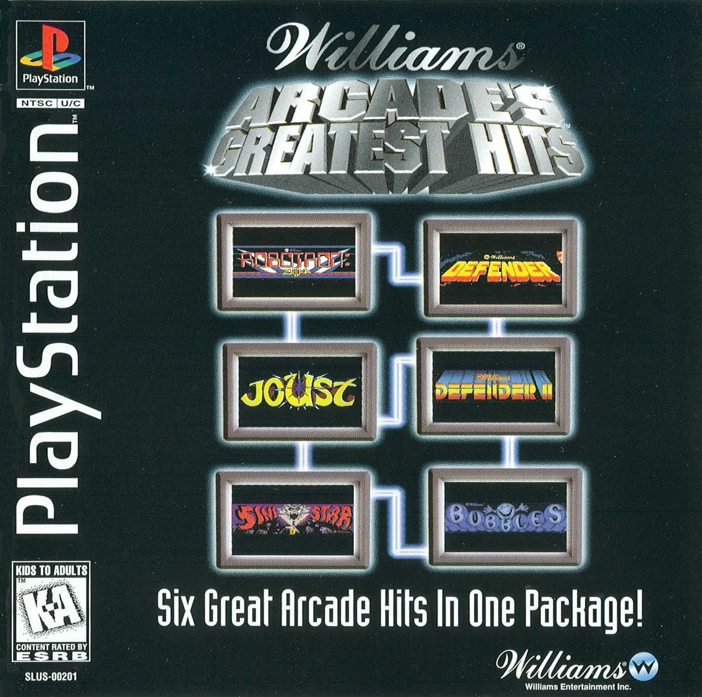 J2Games.com | Williams Arcade's Greatest Hits (Playstation) (Pre-Played - Game Only).