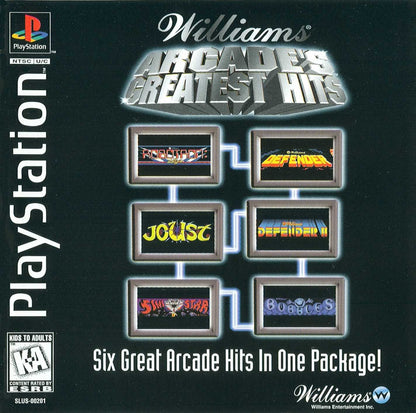 J2Games.com | Williams Arcade's Greatest Hits (Playstation) (Pre-Played - Game Only).