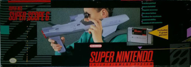 Paquete Super Scope con 2 juegos (Super Nintendo)