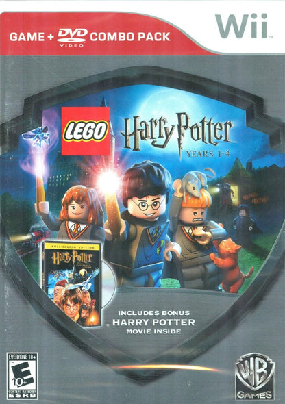 LEGO Harry Potter Years 1-4 Plus DVD Bundle (Nintendo Wii)