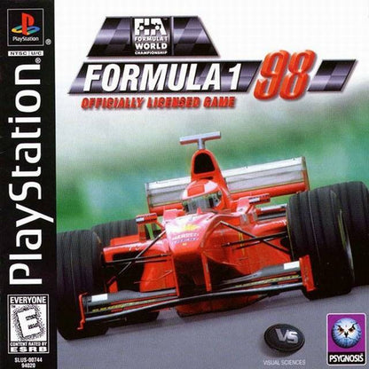 J2Games.com | Formula 1 98 (Playstation) (Pre-Played - CIB - Good).