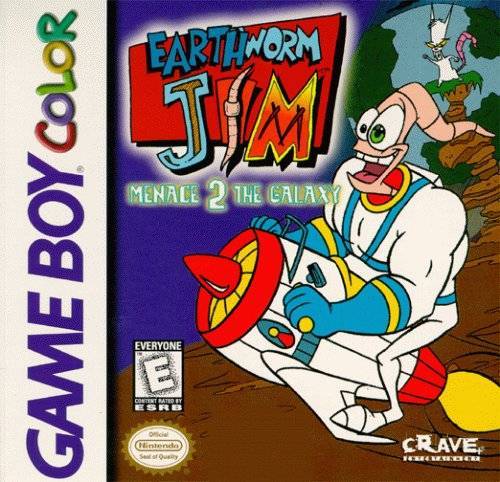 J2Games.com | Earthworm Jim Menace 2 Galaxy (Gameboy Color) (Pre-Played - Game Only).