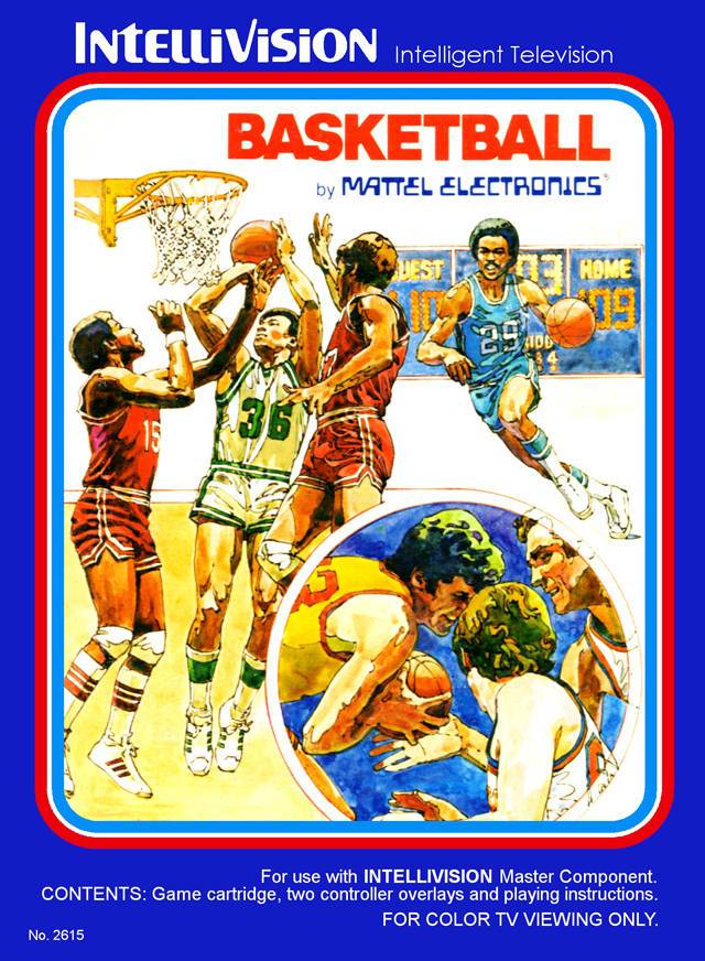 J2Games.com | NBA Basketball (Intellivision) (Pre-Played - CIB - Good).