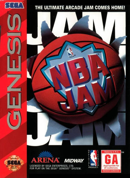 J2Games.com | NBA Jam (Sega Genesis) (Pre-Played - Game Only).