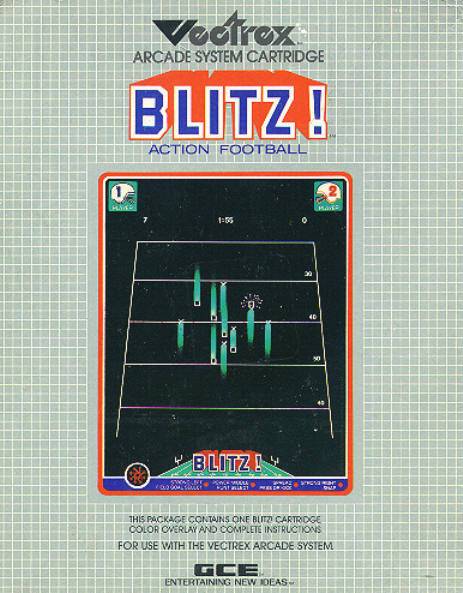 J2Games.com | Blitz! (Vectrex) (Pre-Played - CIB - Good).