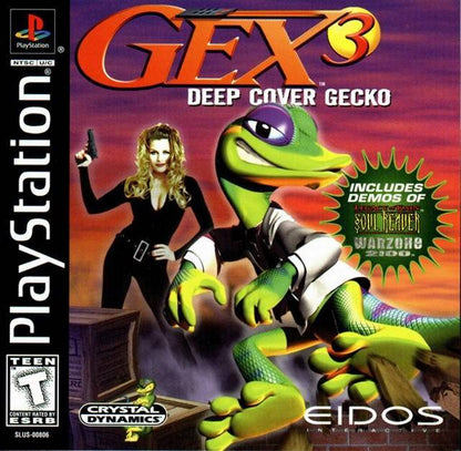 J2Games.com | Gex 3: Deep Cover Gecko (Playstation) (Pre-Played - CIB - Good).