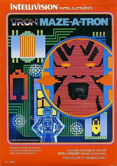 J2Games.com | Tron Maze-a-Tron (Intellivision) (Pre-Played - CIB - Good).