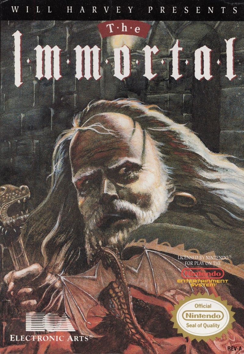 J2Games.com | The Immortal (Nintendo NES) (Pre-Played - CIB - Good).