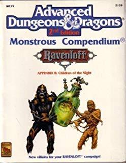 J2Games.com | Ravenloft Monstrous Compendium Appendices I & II (AD&D, 2nd Ed) (Dungeons & Dragons) (Pre-Played - CIB - Good).
