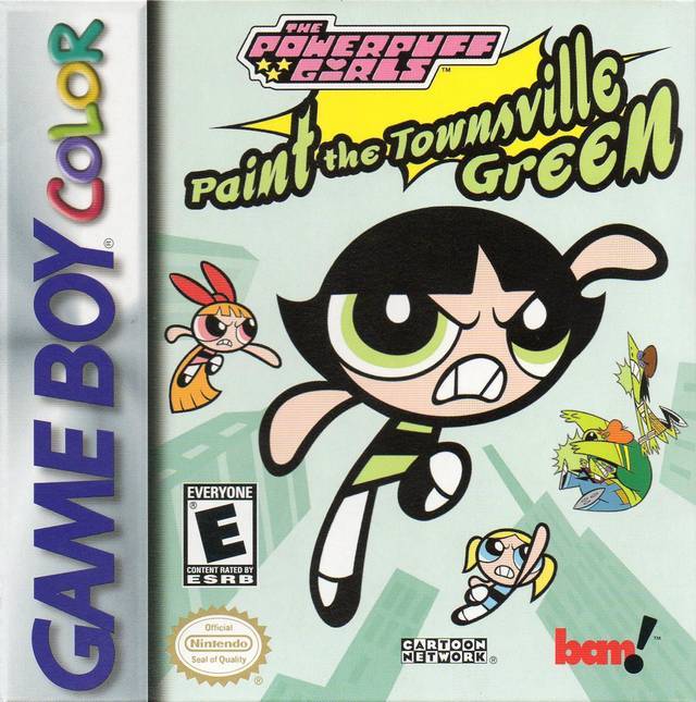 J2Games.com | Powerpuff Girls Paint the Townsville Green (Gameboy Color) (Pre-Played - Game Only).