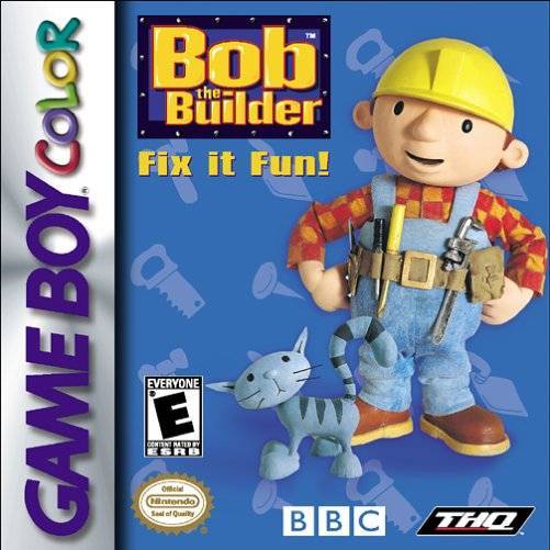 J2Games.com | Bob the Builder Fix it Fun (Gameboy Color) (Pre-Played - Game Only).