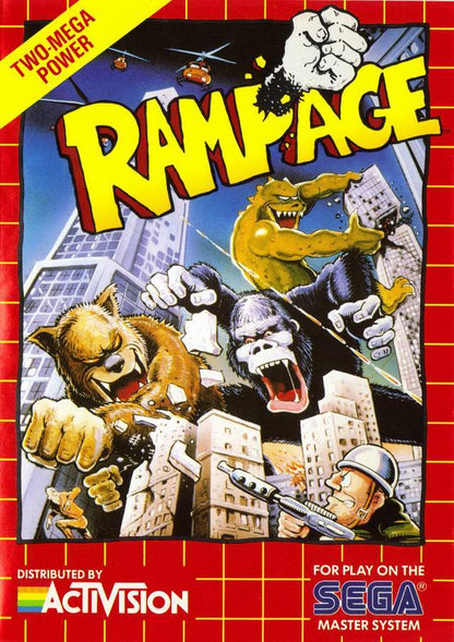 J2Games.com | Rampage (Sega Master System) (Pre-Played - Game Only).
