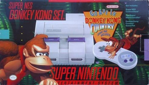 J2Games.com | Super Nintendo Donkey Kong Set (Super Nintendo) (Pre-Played - CIB - Good).