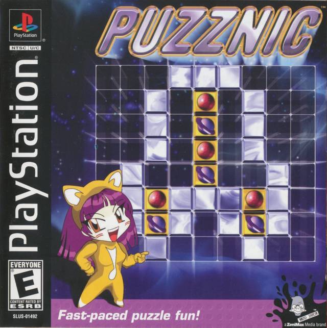 J2Games.com | Puzznic (Playstation) (Pre-Played - CIB - Good).