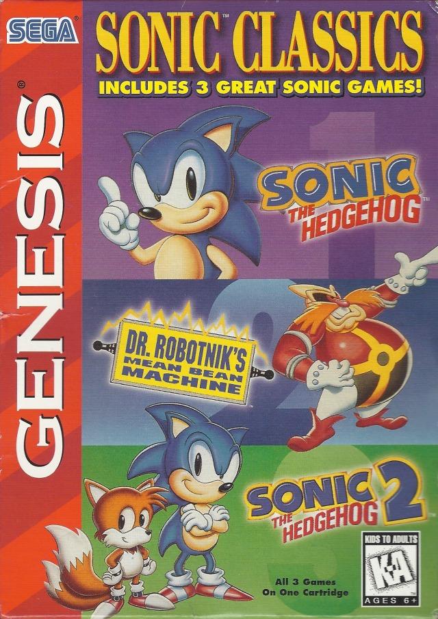 J2Games.com | Sonic Classics 3 in 1 (Sega Genesis) (Uglies).