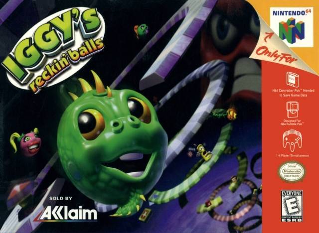 J2Games.com | Iggy's Reckin' Balls (Nintendo 64) (Pre-Played - Game Only).