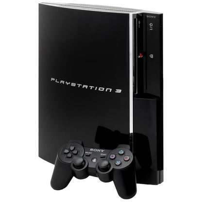 All Black Playstation 3 20GB Backwards Compatible Model CHECHB01 (Playstation 3)