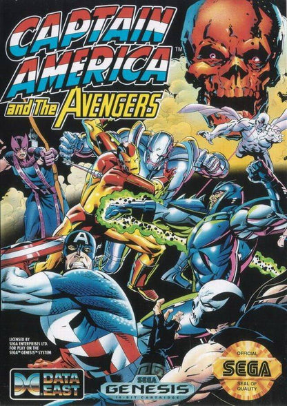 J2Games.com | Captain America and the Avengers (Sega Genesis) (Pre-Played - Game Only).