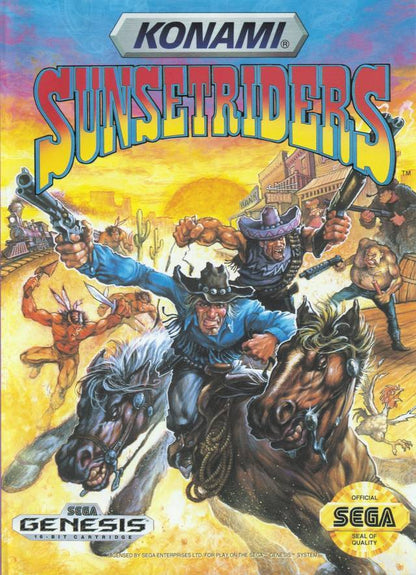 J2Games.com | Sunset Riders (Sega Genesis) (Pre-Played - Game Only).