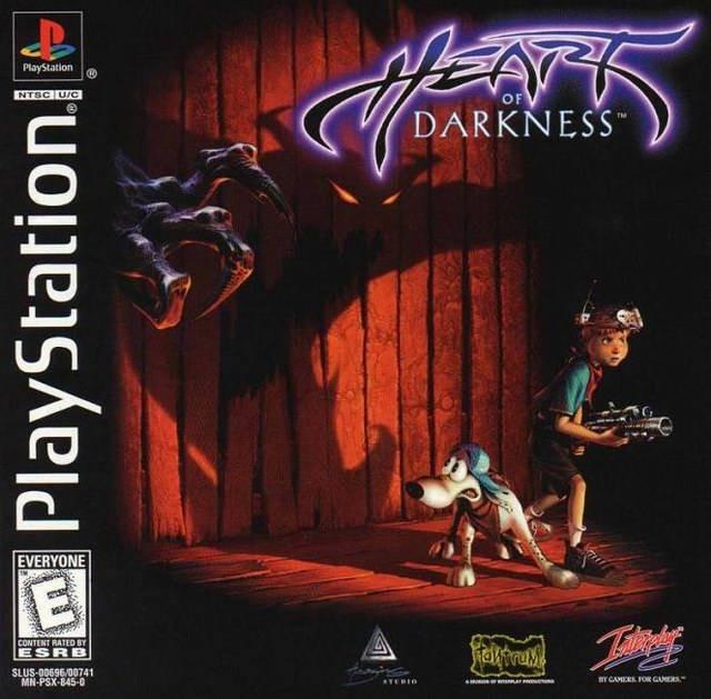 J2Games.com | Heart of Darkness (Playstation) (Complete - Very Good).