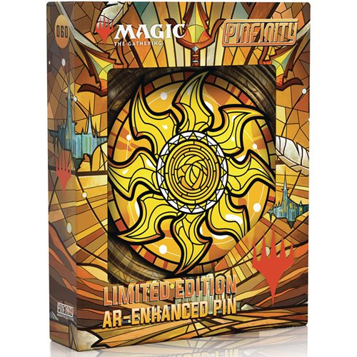 Magic the Gathering Stained Glass - Plains: Limited Edition Augmented Reality Pin (Toys)