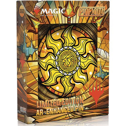 Magic the Gathering Stained Glass - Plains: Limited Edition Augmented Reality Pin (Toys)