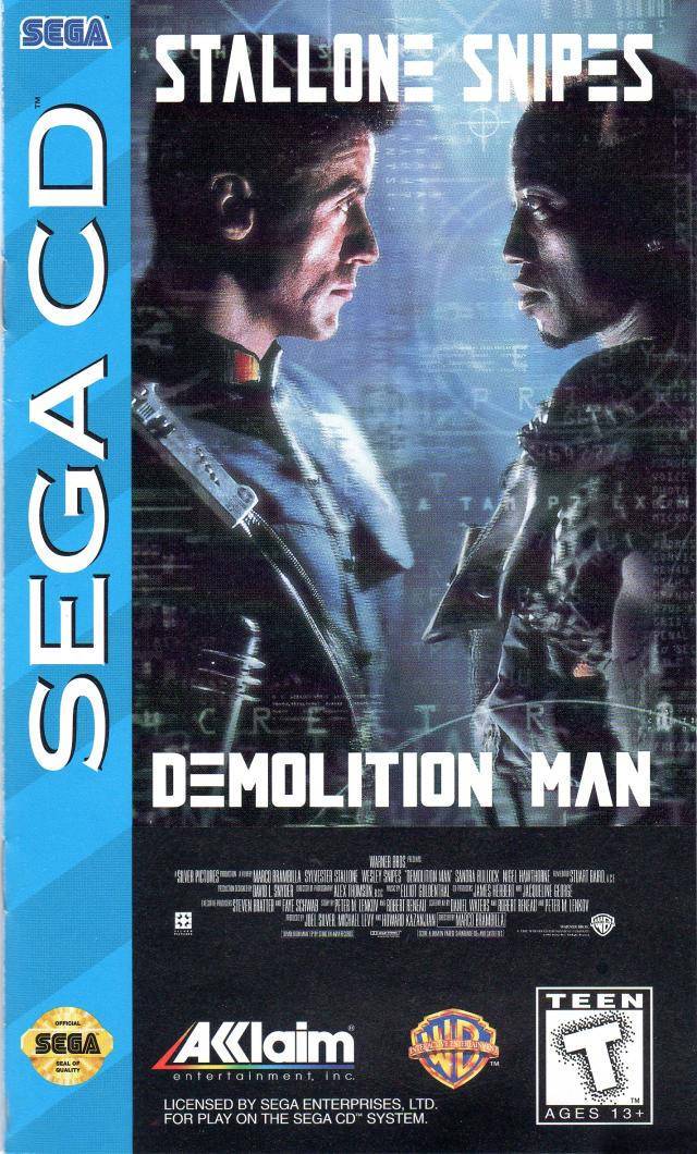 J2Games.com | Demolition Man (Sega CD) (Complete - Good).