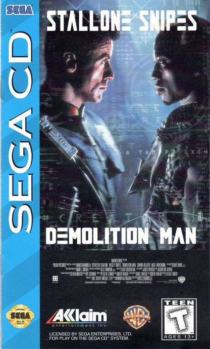 J2Games.com | Demolition Man (Sega CD) (Complete - Good).