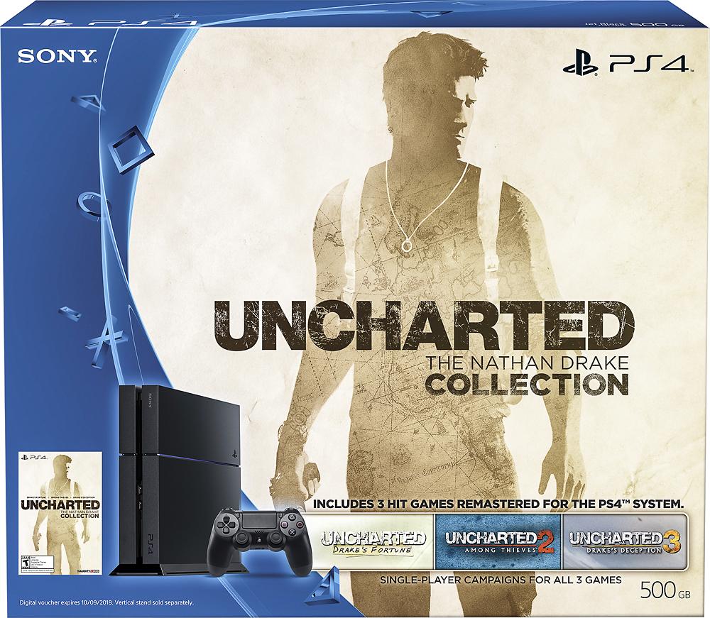 Playstation 4 500GB Console Uncharted The Nathan Drake Collection Bundle (Playstation 4)