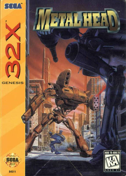 J2Games.com | Metal Head Sega 32X (Sega Genesis) (Pre-Played - CIB - Very Good).