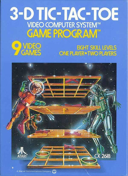 J2Games.com | 3-D Tic-Tac-Toe (Atari 2600) (Pre-Played - Game Only).