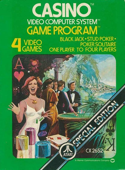 J2Games.com | Casino (Atari 2600) (Pre-Played - Game Only).